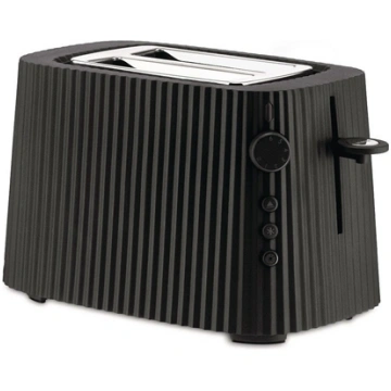 Alessi Plisse Toaster black MDL08B