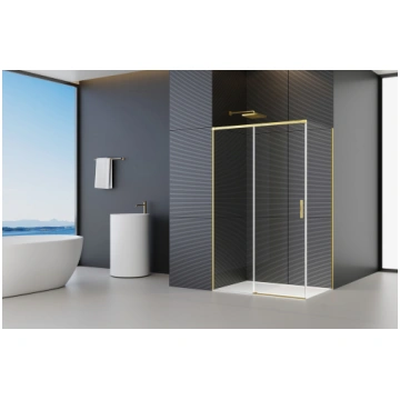 Vento Dušas stūris Treviso Gold 120X80X195, stikls