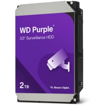 Cietais disks WD23PURZ 2TB 5400rpm 64MB Purple