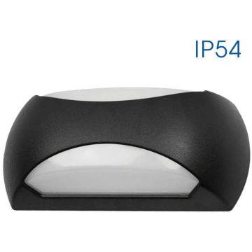 Dārza lampa CAPRI/X LED 12W BK CL Metroled