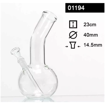 Stikla Bong "Plain" 23 cm - Ūdenspīpes - Vīraki - 