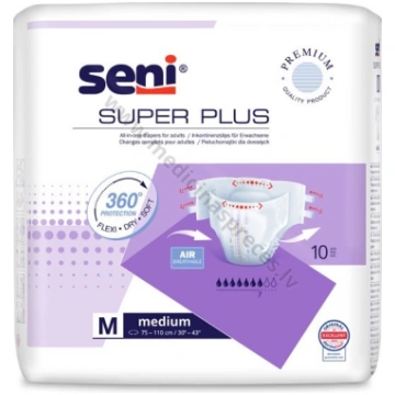 Super Seni Plus Medium autiņbiksītes. Iepakojumā 1