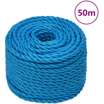 Darba virve, zila, 24 mm, 50 m, polipropilēns