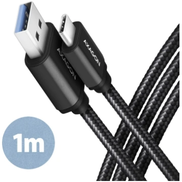 AXAGON Data and charging USB 3.2 Gen 1 cable, 1 m 