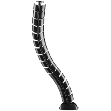 Equip Double-Channel Cable Management Spine, Black