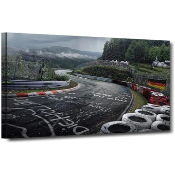ZHONGYUTONG Nürburgring Rally Street Art Print ar 