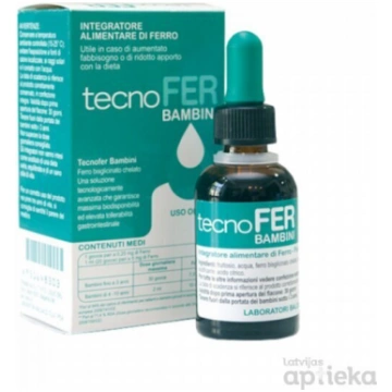 TecnoFER 5mg gtt. 30ml, bērniem