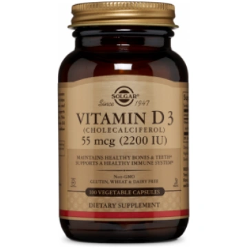 Vitamin D3 (Cholecalciferol) 55 mcg (2200 iu) Solg
