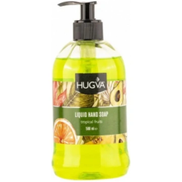 HUGVA šķidrās ziepes Tropical Fruits, 500 ml KF008