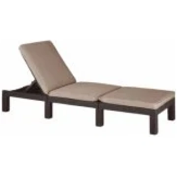 Keter Sunbed Jaipur with pillow brown Sauļošanās g