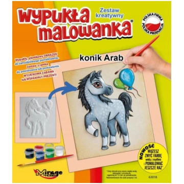 3d reljefa glezna "arābijas zirgs" - radošs komple