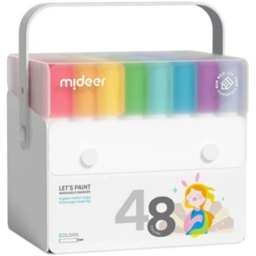 Flomāsteri Lets Paint, Washable, 48 gab., Mideer