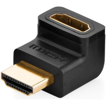 Leņķa spraudņa adapteris HDMI melnajai kontaktligz
