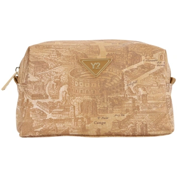 Ynot - Beauty Case in Nylon Tg. S con Stampa Città
