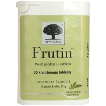 NEW NORDIC Frutin košļājamā tablete N30