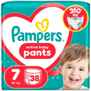 Pampers Pants Biksītes, Izmērs 7, 38 Autiņbiksītes