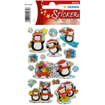 Herma HERMA MAGIC Swiateczne WINTER Pingwiny PRISM