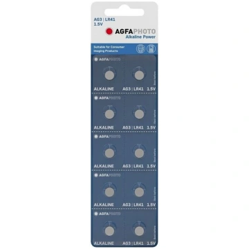 AgfaPhoto Sārma elementi AG3 LR41 10 gab