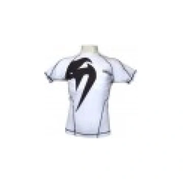 Venum 'Giant' rashguard bianca maniche c