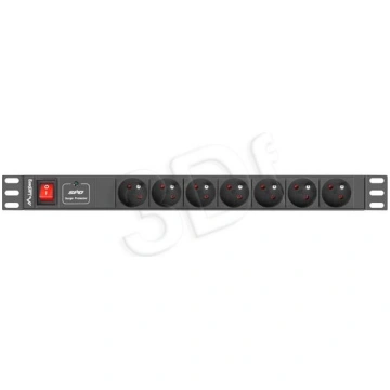 Surge protector Rack PDU 1U 7x PL 2m 16A black ( P