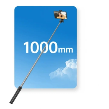 Selfie stick WHS1Y telescopic tripod 1m with phone
