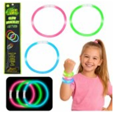 LEAN Toys Glow in the Dark Neon Stick Fluorescent 