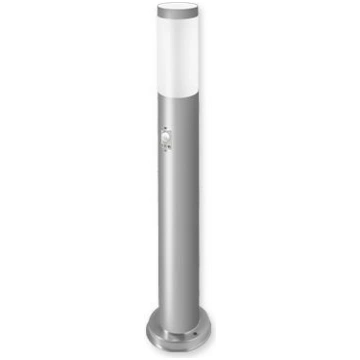 LED dārza lampa E27 Manila ar sensoru 65cm sudraba