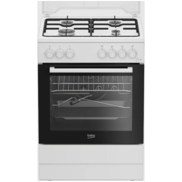 Beko FBST62110DW Gāzes plīts, balta, 60cm FBST6211