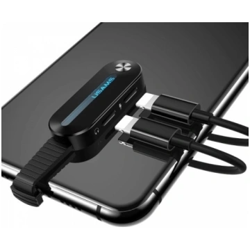 Usams AU10 2in1 Adapter 2X Lightning LED Adapteris