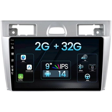 2G + 32G priekš Ford Fiesta 2006-2011 Android GPS 