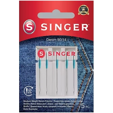 Singer Denim Needle 90/14 5PK (250053403)