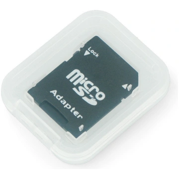 SD memory card case + adapter OEM AN-04208