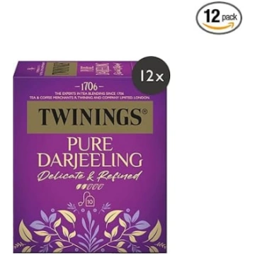 „Twinings Pure Darjeeling“ melnā tēja maisiņos — d