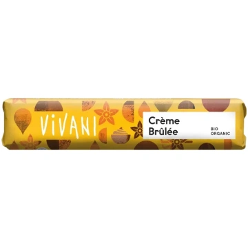 Vivani BIO Creme Brulee piena šokolādes batoniņš a
