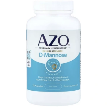 AZO, D-Mannose, Urinary Health, 120 Capsules