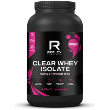 Reflex Nutrition Clear sūkalu izolāts, aveņu - 102
