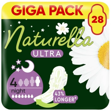 Higiēnas paketes Naturella Ultra Night, 28 gab