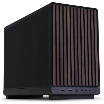 Case|LIAN LI|micro ATX/Micro-ITX|Black/Wood|Micro 