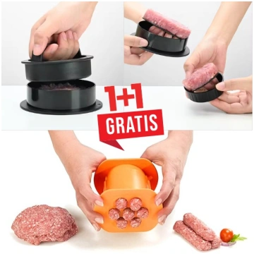 Preses forma burgeru kotletēm + BEZMAKSAS kebabu v