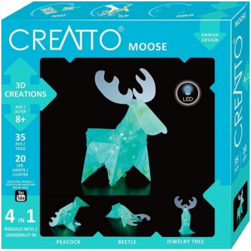 Radošais komplekts Creatto Moose, 8 gadi+ Kosmos
