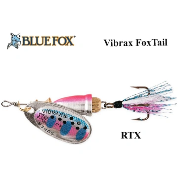 Rotējošais māneklis Blue Fox Vibrax Foxtail RTX 10
