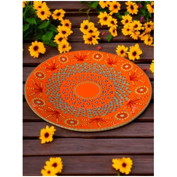 Bright Orange Potterswork