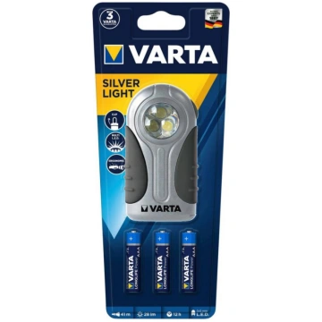 Varta 16647101421 - LED kabatas lukturis SILVER LI