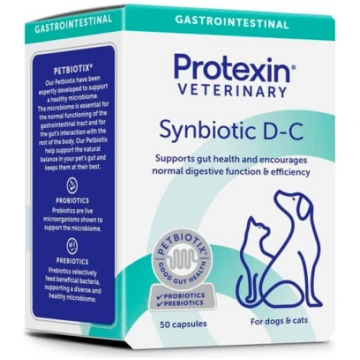 Protexin Synbiotic D-C probiotikas suņiem un kaķie