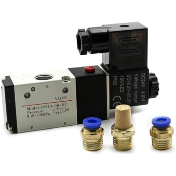 Pneimatiskais magnēts 3V210-08 DC12V DC24V AC110V 