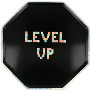 Papīra šķīvju komplekts Level Up Dinner Plates, 12