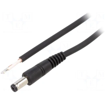 Cable | 1x0.75mm2 | cables,DC 5,5/1,7 plug | strai