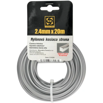 Trimmera līnija 2,4 mm L-20m Strend Pro, apaļš nei