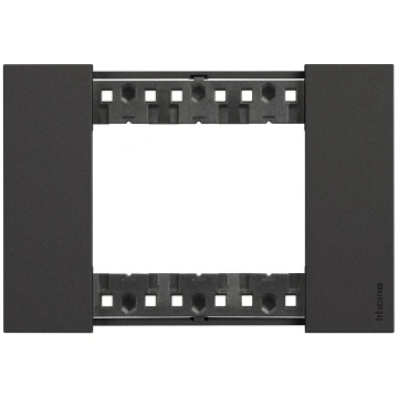 Living Now - Rāmis Black 3 vietīgs Bticino EB15547
