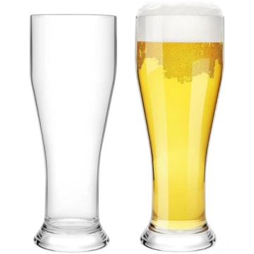 Alus kviešu pintes glāzes, nesadalāms Tritan plast
